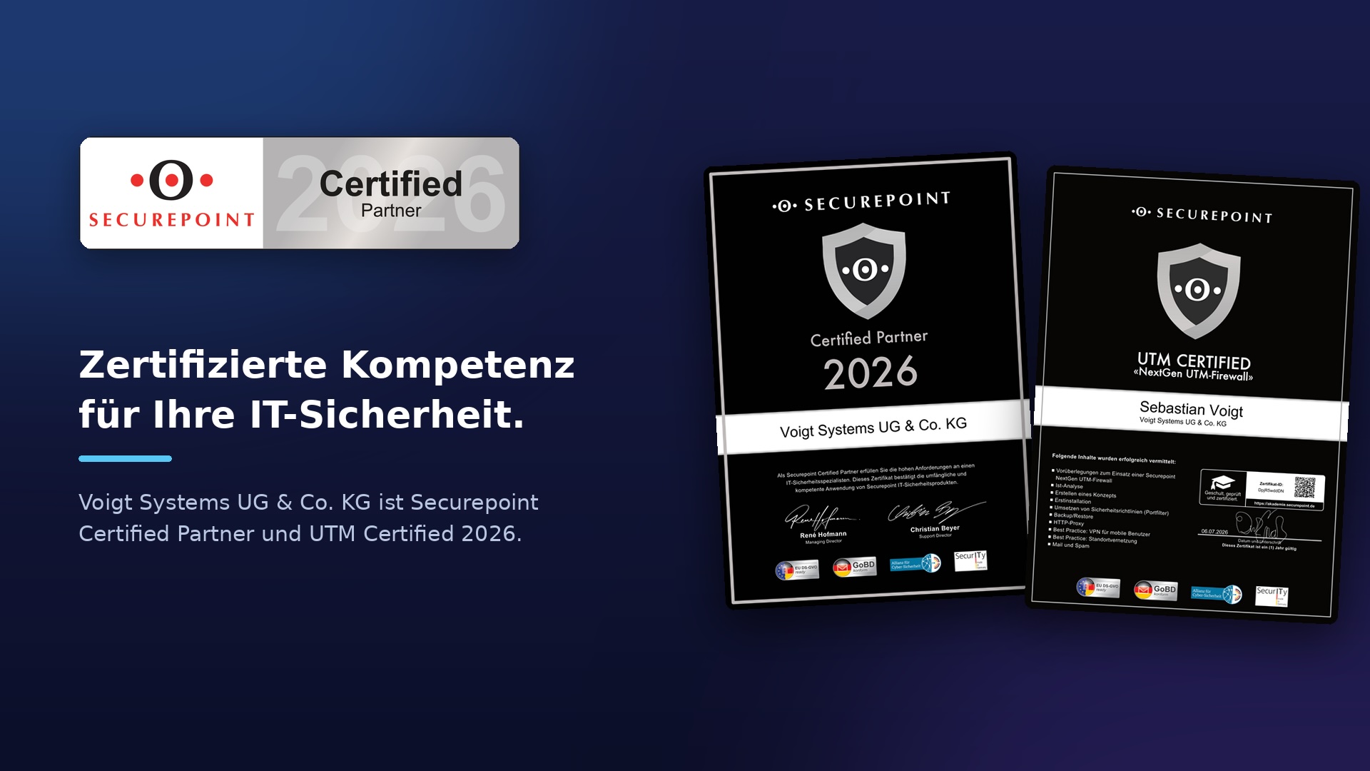 Securepoint Partner Certified Netzwerk Sicherheit